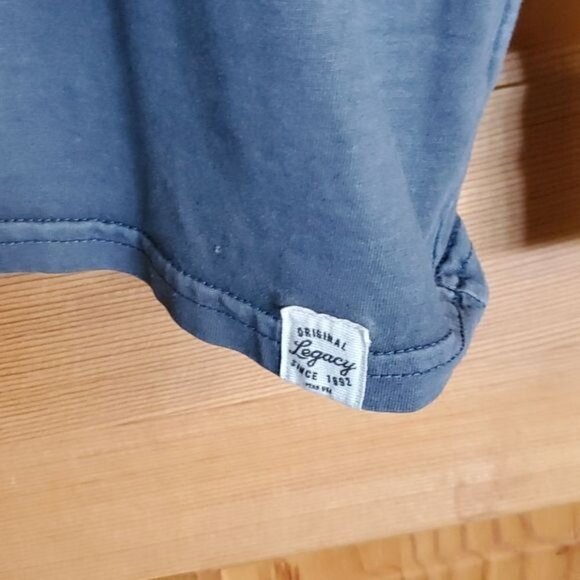 Legacy Vintage Inspired Graphic WISCONSIN USA Long Sleeve Sz XL T-shirt w Pocket - Picture 4 of 13